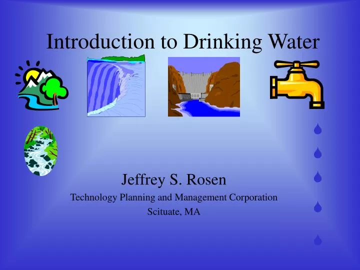 introduction to drinking water
