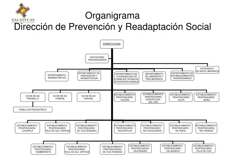 organigrama direcci n de prevenci n y readaptaci n social