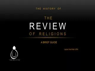 Review of Religions