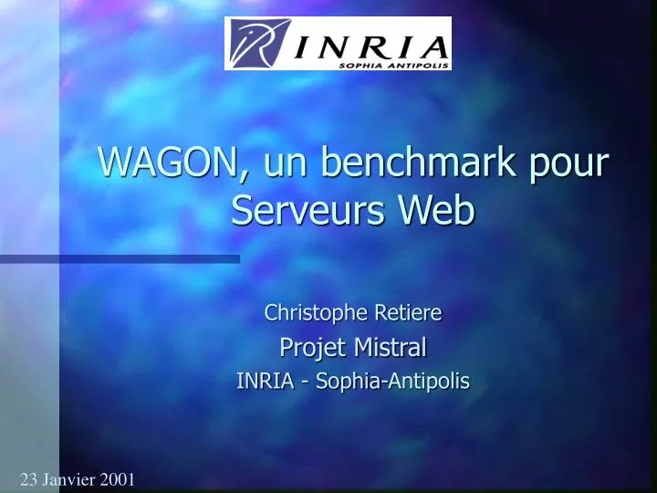 wagon un benchmark pour serveurs web
