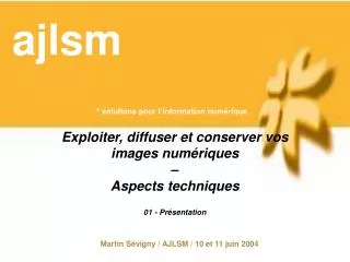 exploiter diffuser et conserver vos images num riques aspects techniques