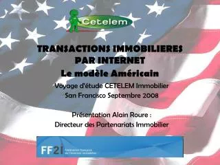 transactions immobilieres par internet le mod le am ricain