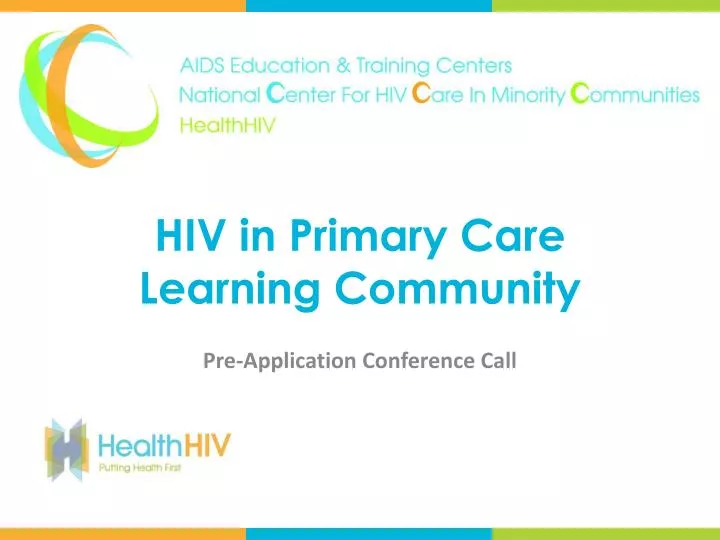 hiv in primary care learning community