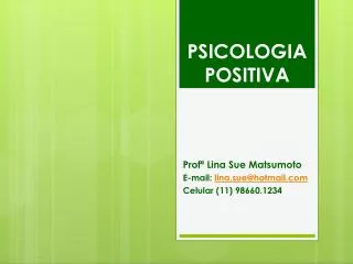 psicologia positiva
