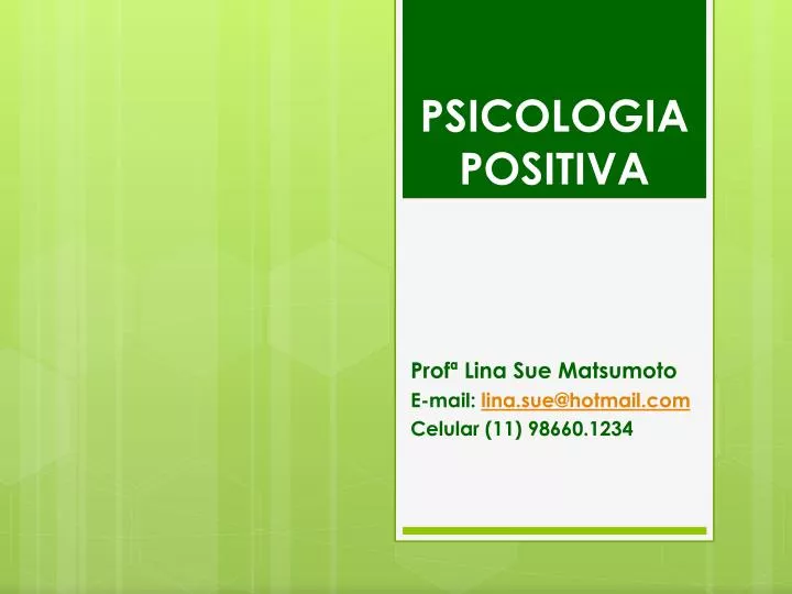psicologia positiva