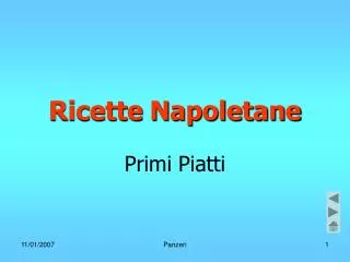 ricette napoletane