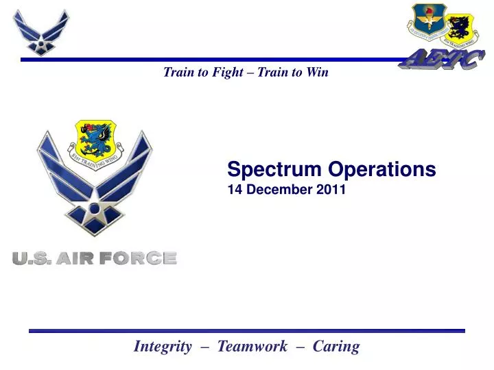 spectrum operations 14 december 2011