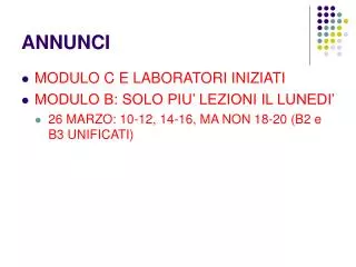annunci
