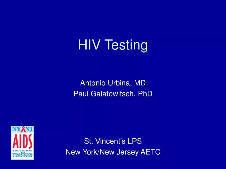 hiv testing