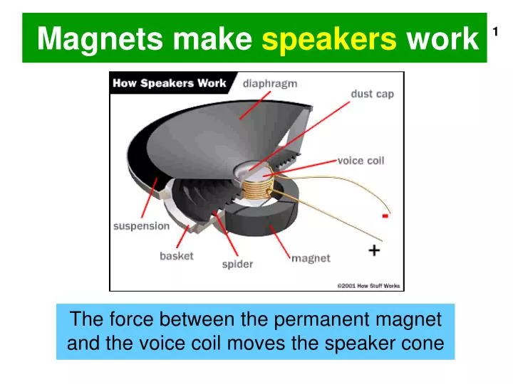 magnets make speakers work