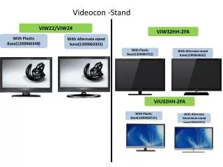 Videocon -Stand