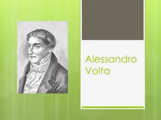 alessandro volta
