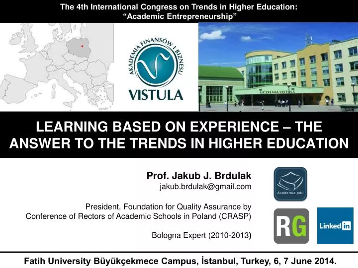 learning based on experience the answer to the trends in higher education