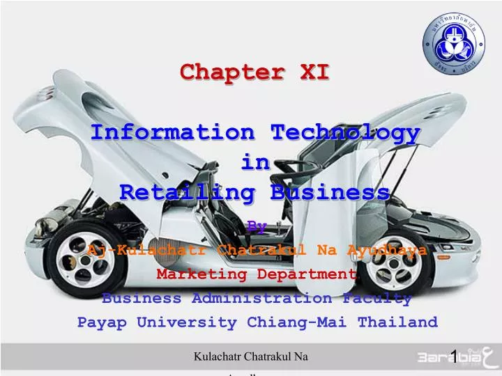 chapter xi information technology in retailing business