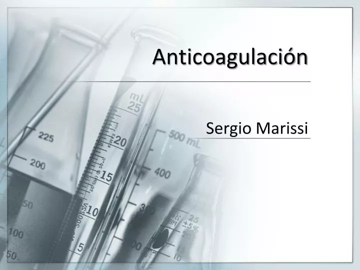 anticoagulaci n