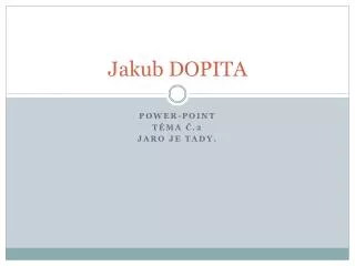 jakub dopita