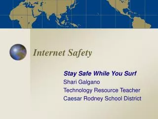 Internet Safety