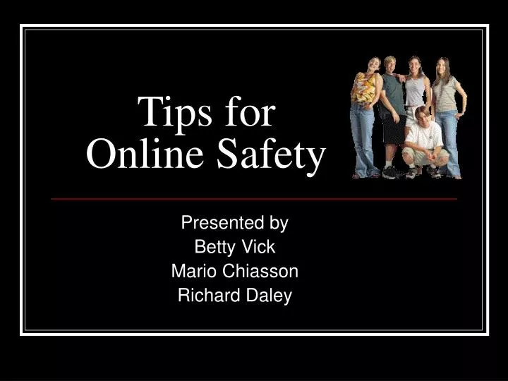 tips for online safety