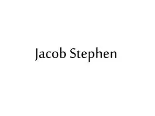 Jacob Stephen