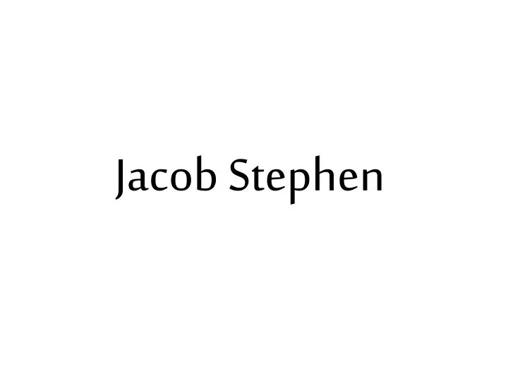 jacob stephen