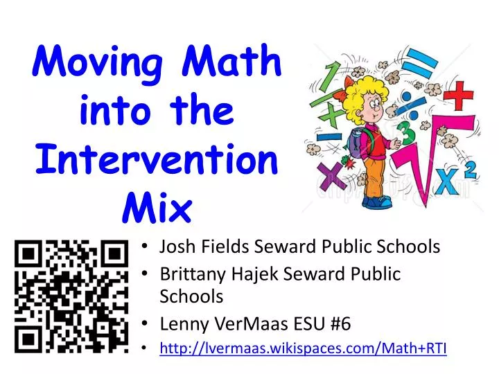 moving math into the intervention mix