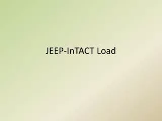 JEEP-InTACT Load