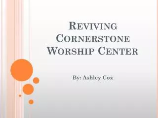 Reviving Cornerstone Worship Center