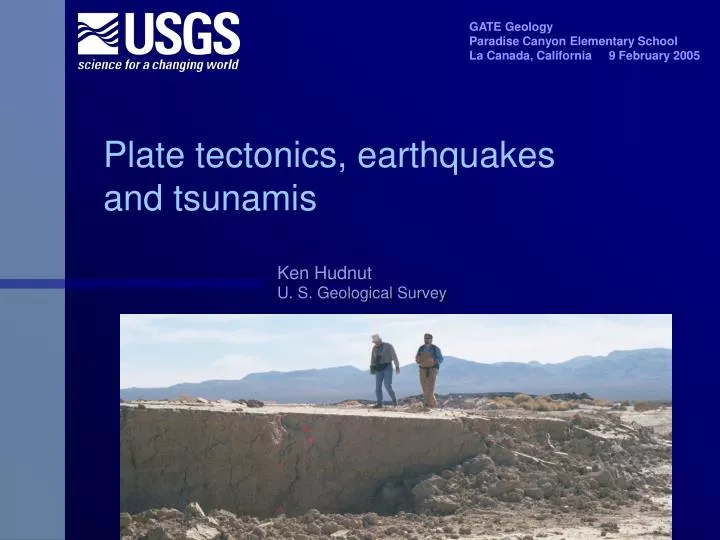 plate tectonics earthquakes and tsunamis