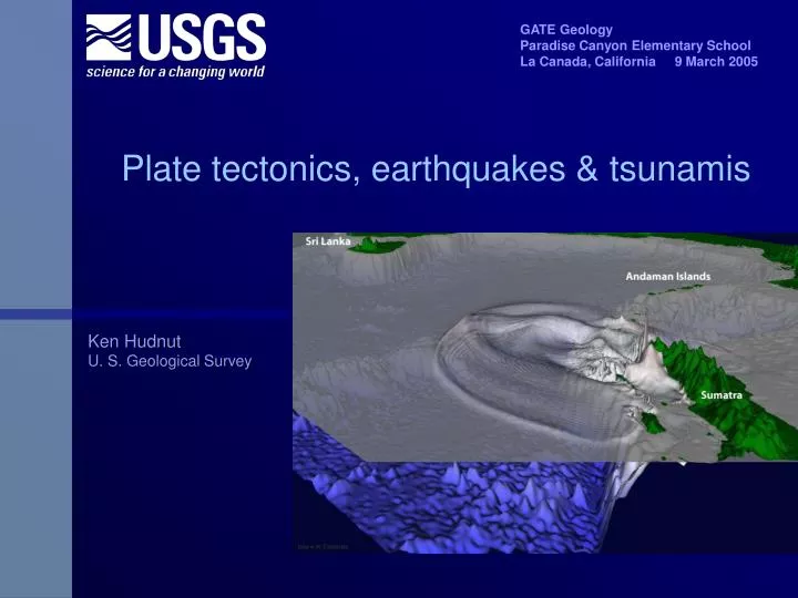 plate tectonics earthquakes tsunamis