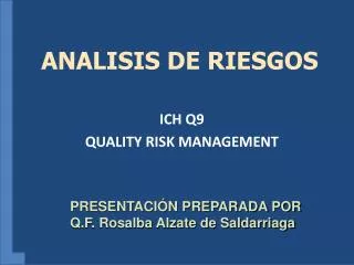 analisis de riesgos
