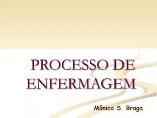 processo de enfermagem