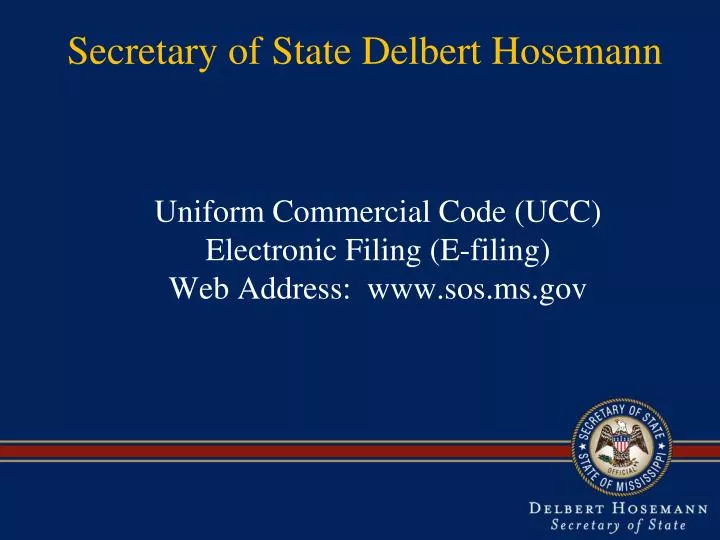 secretary of state delbert hosemann