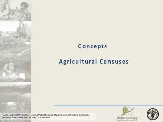 Concepts Agricultural Censuses