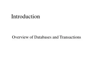introduction