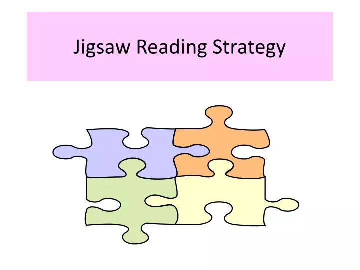 jigsaw reading strategy