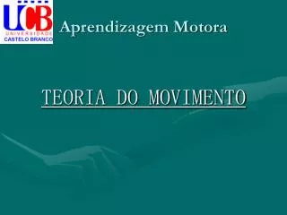 aprendizagem motora