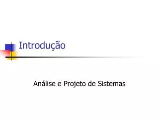 an lise e projeto de sistemas