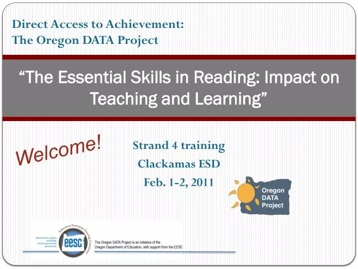 the essential skills in reading impact on teaching and learning