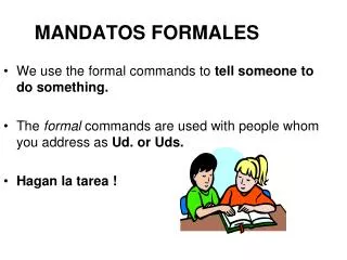 mandatos formales