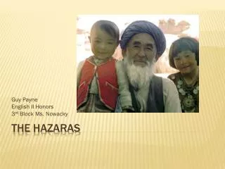 The Hazaras