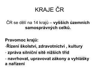 kraje r