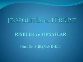 jeopol t k ve t rk ye