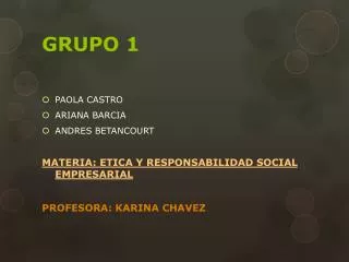 grupo 1