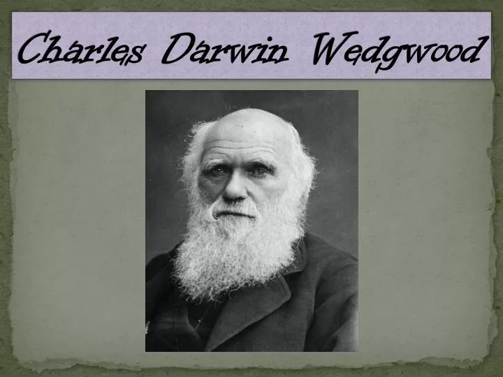 charles darwin wedgwood