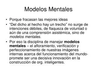 modelos mentales