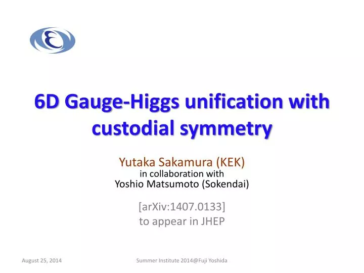 6d gauge higgs unification with custodial symmetry