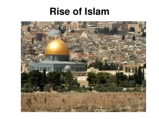 Rise of Islam