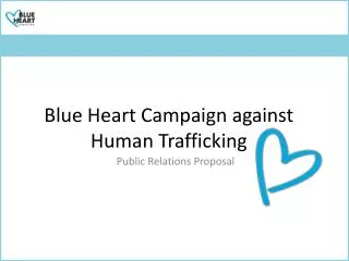 Blue Heart Campaign against Human Trafficking