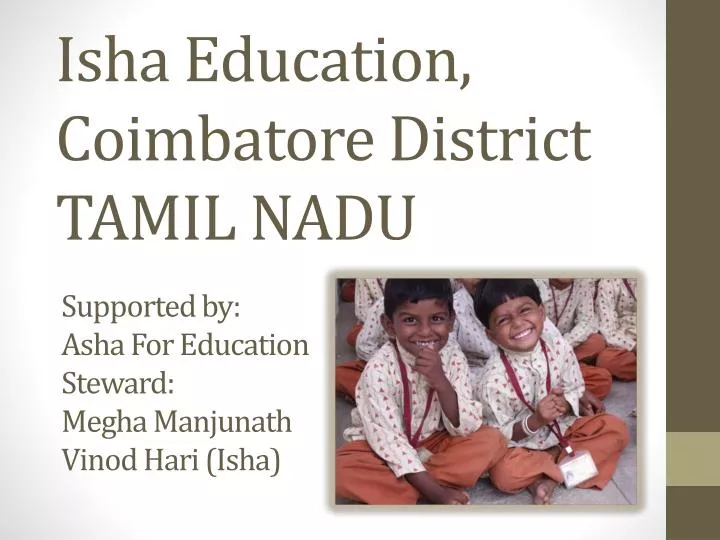 isha education coimbatore district tamil nadu
