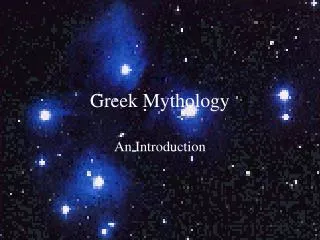 Greek Mythology